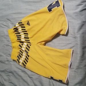 Michigan Adidas Basketball Shorts. Men's S.